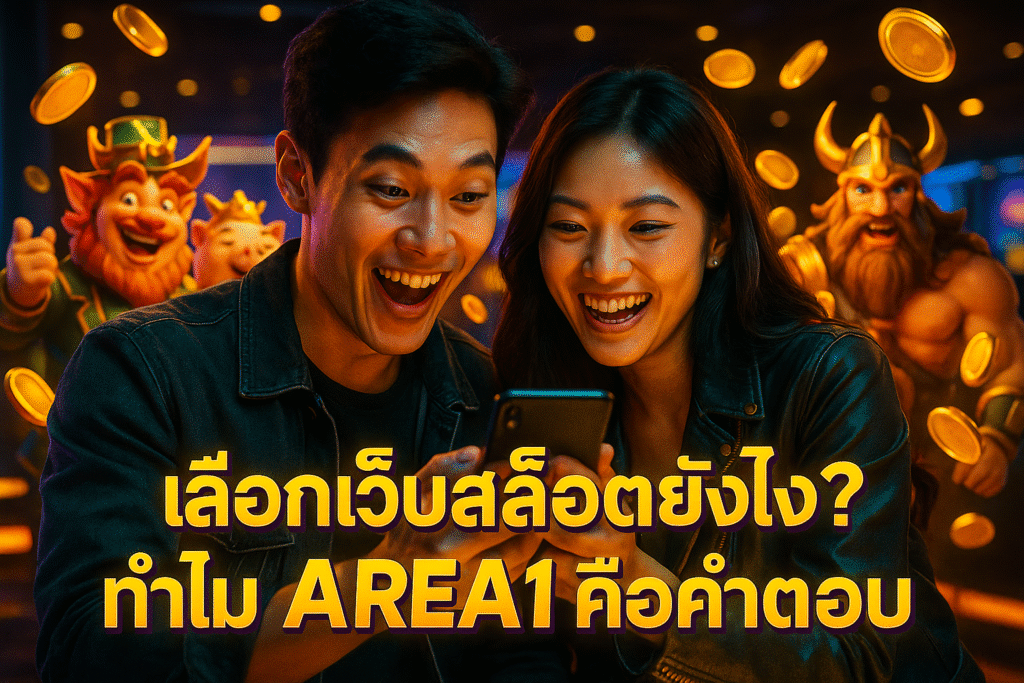เลือกเว็บสล็อตยังไง? ทำไม AREA1 คือคำตอบ