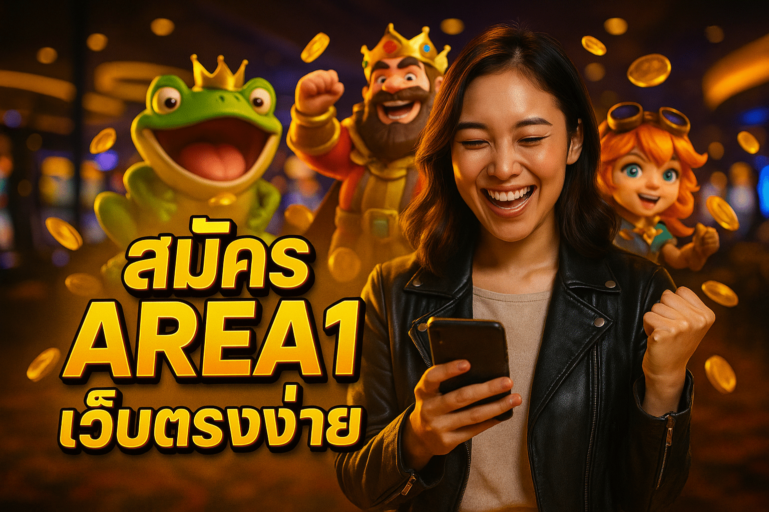 สมัคร AREA1 เว็บตรงง่าย ปลอดภัยสำหรับมือใหม่