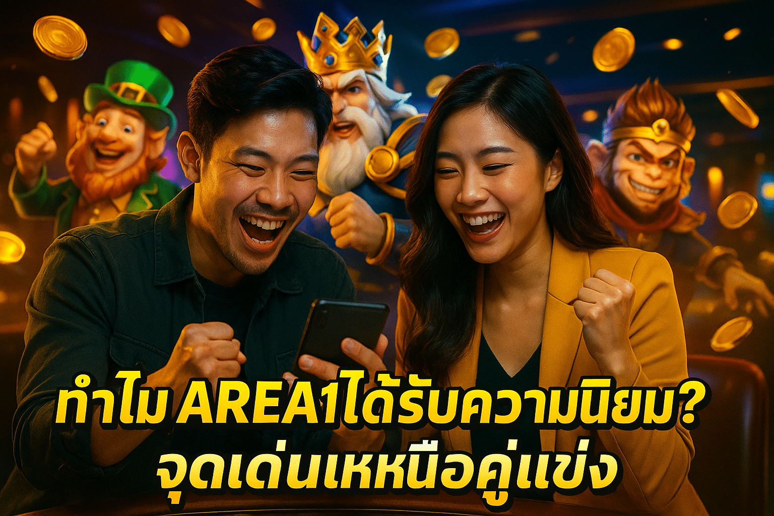 ทำไม AREA1 ได้รับความนิยม? จุดเด่นเหนือคู่แข่ง